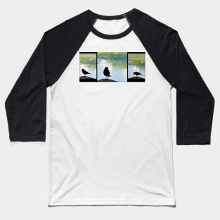 Red Winged Blackbird Baseball T-Shirt